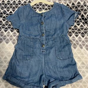Toddler Jean Jumper Shorts